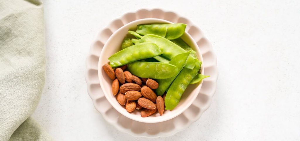 Snow Peas & Almonds