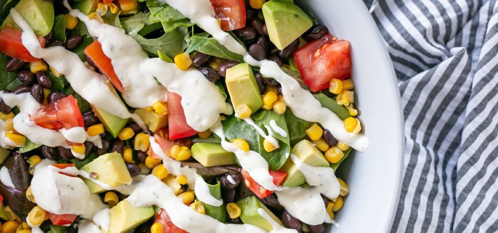 Southwestern Coconut Ranch Salad