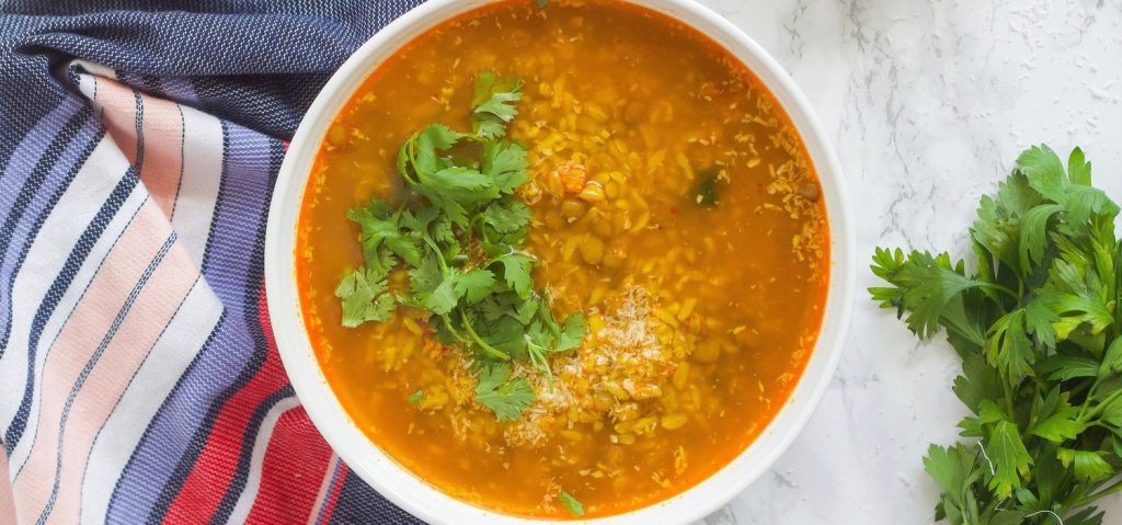 Spicy Coconut Lentil Soup