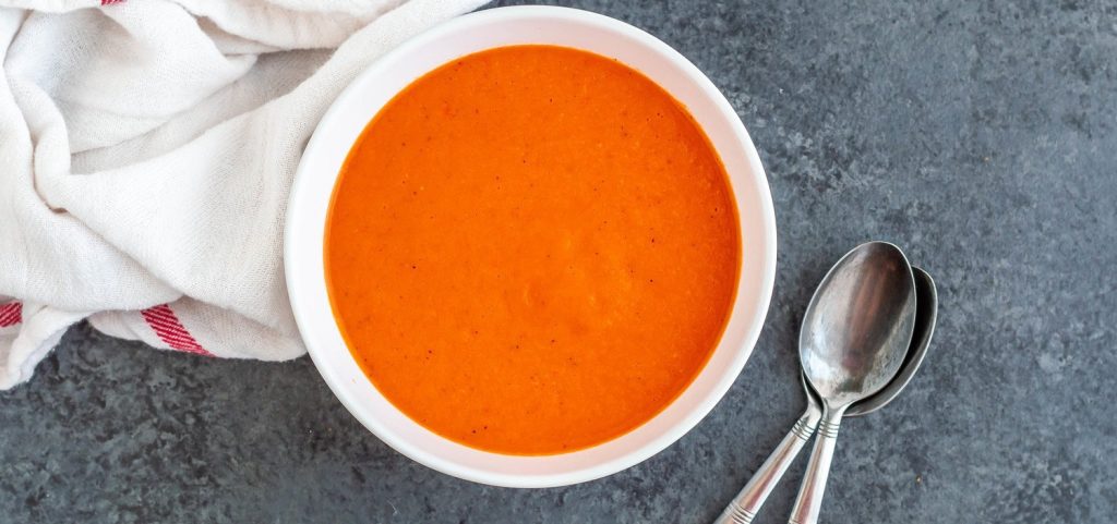 Spicy Roasted Capsicum Soup