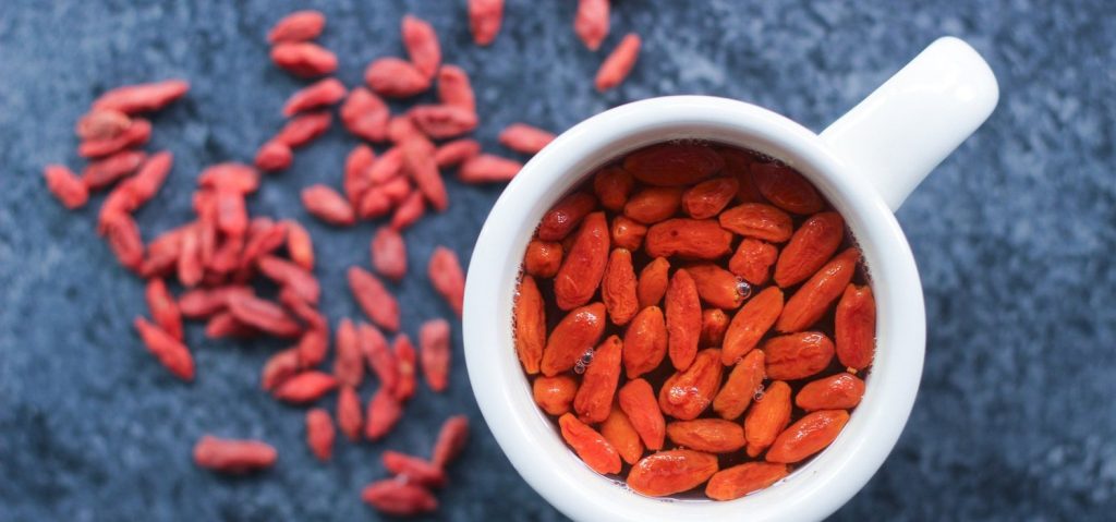 Steeped Goji Berry Tea