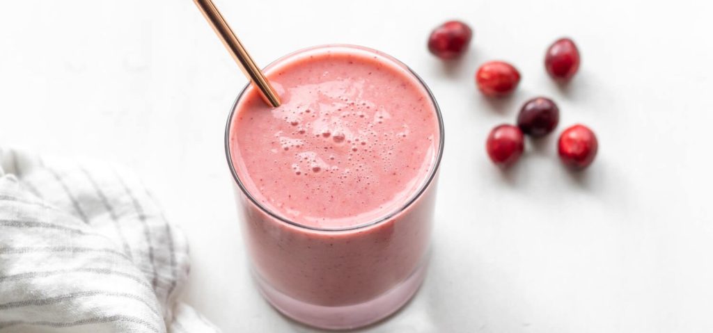 Strawberry Cranberry Smoothie