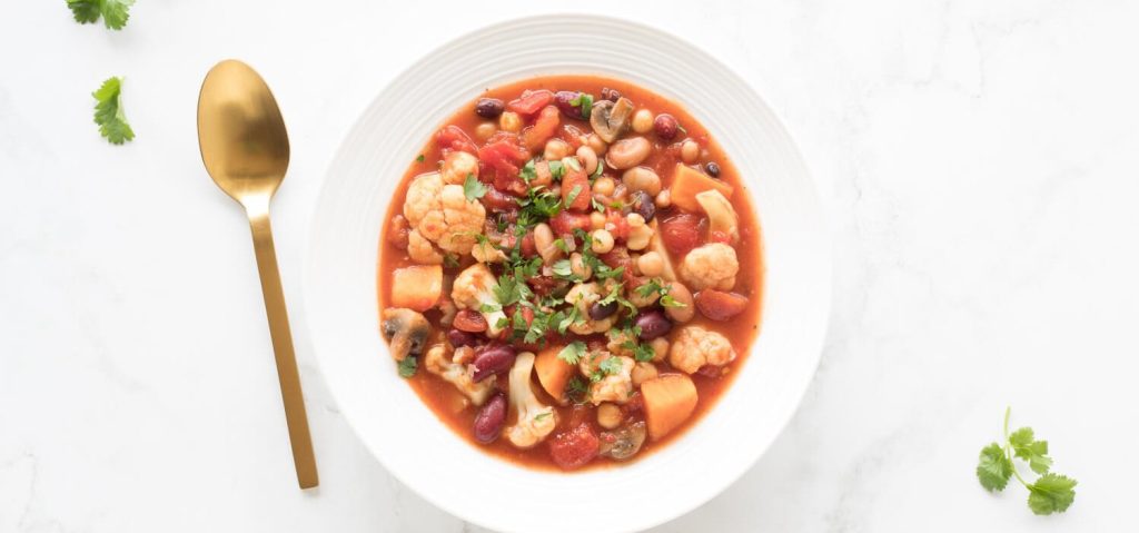 Sweet Potato & Cauliflower Chilli