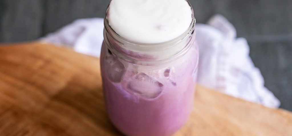 Sweet Potato Iced Latte