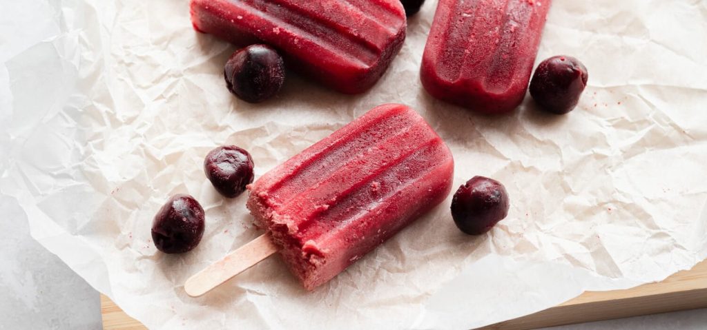 Tart Cherry Popsicles