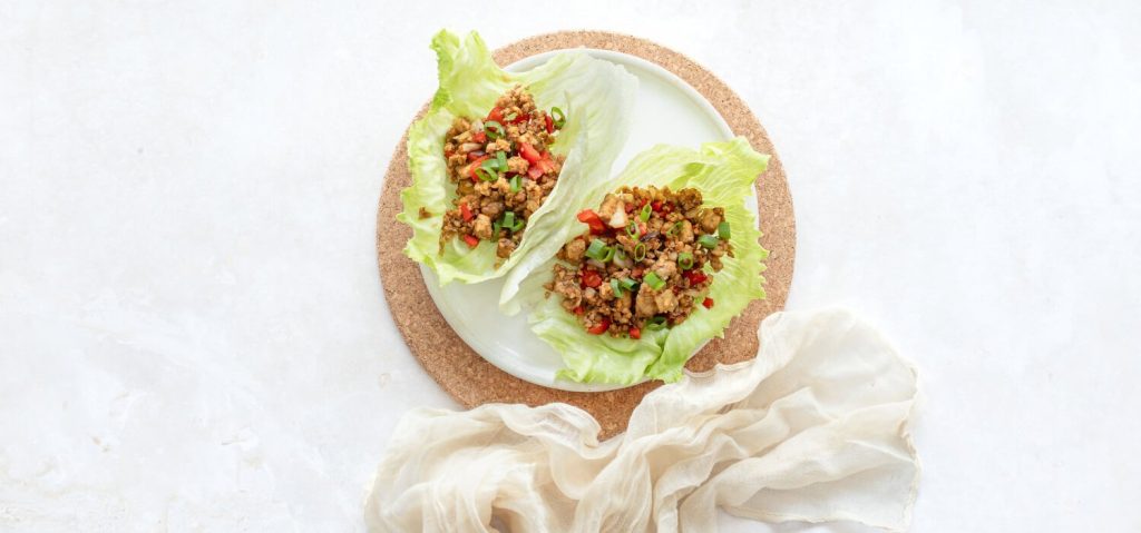 Tempeh & Capsicum Lettuce Wraps