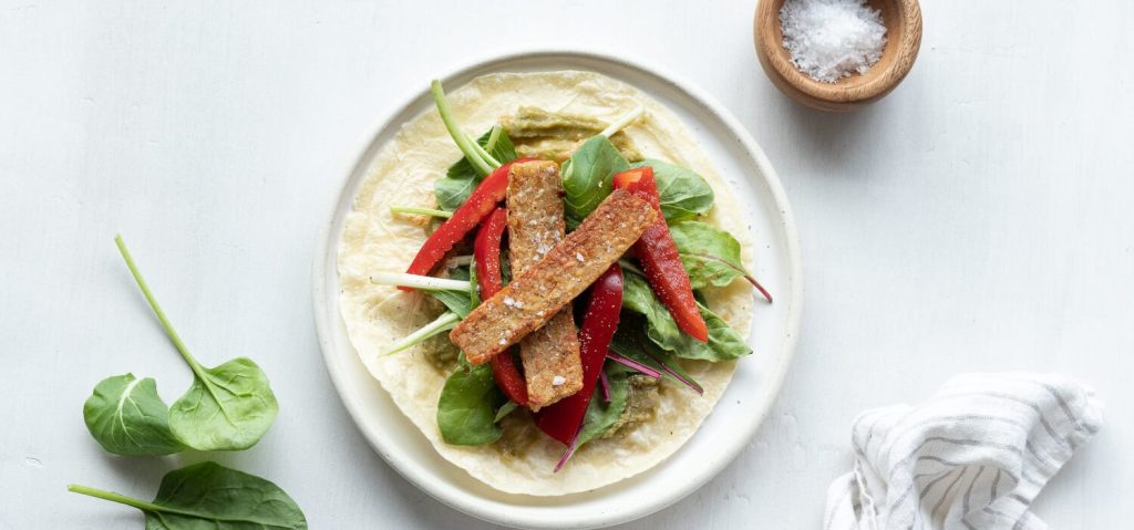 Tempeh & Guacamole Wrap