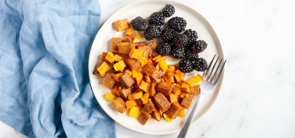 Tempeh & Sweet Potato Hash