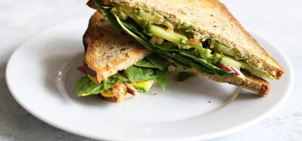 Toasted Veggie Sandwich