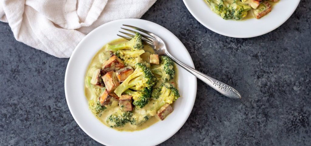 Tofu & Broccoli Green Curry