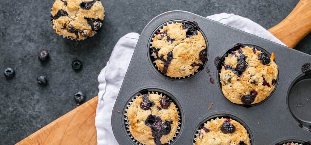 Vegan Blueberry Muffins