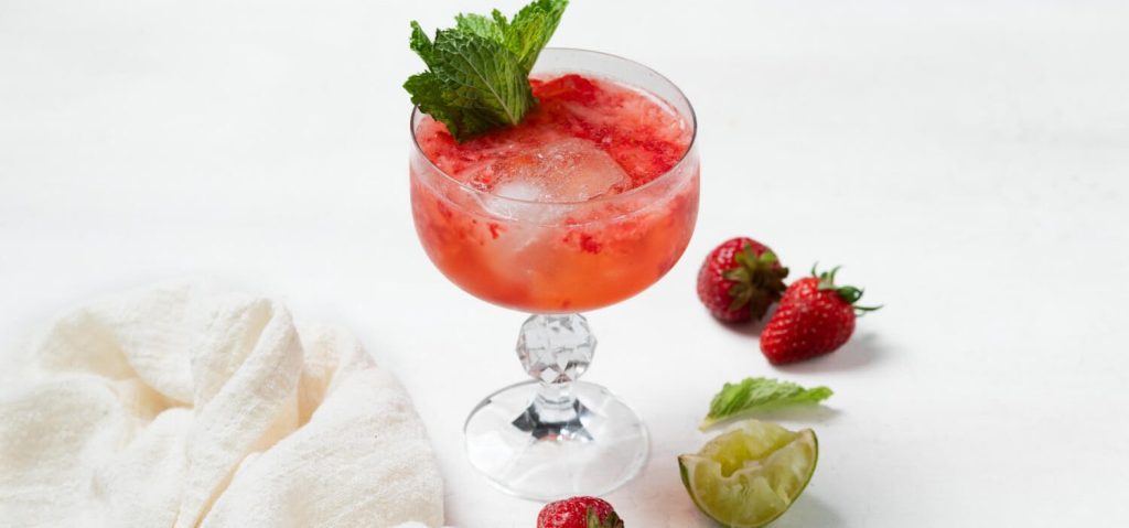 Virgin Strawberry Mojito