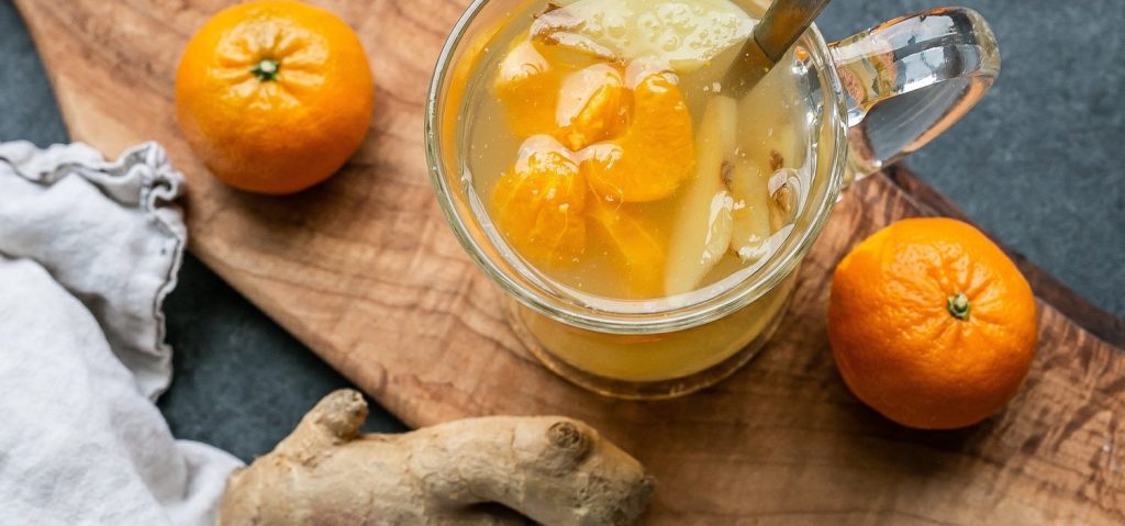 Warm Mandarin, Maple & Ginger Tonic