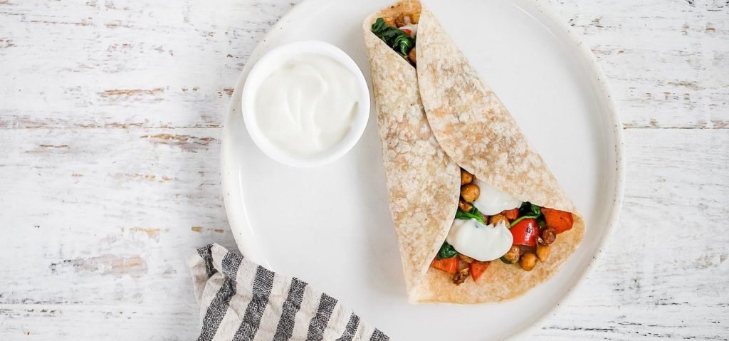 Wholemeal Chickpea Wraps
