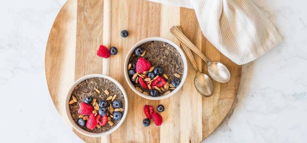 Wild Rice Pudding with Fresh Berries