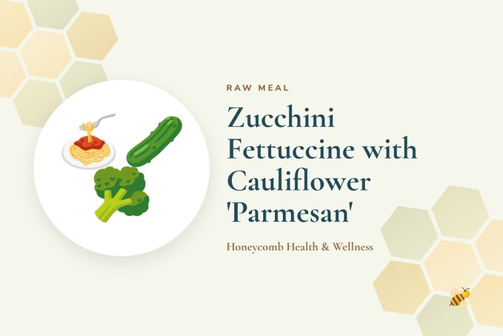 Zucchini Fettuccine with Cauliflower 'Parmesan'