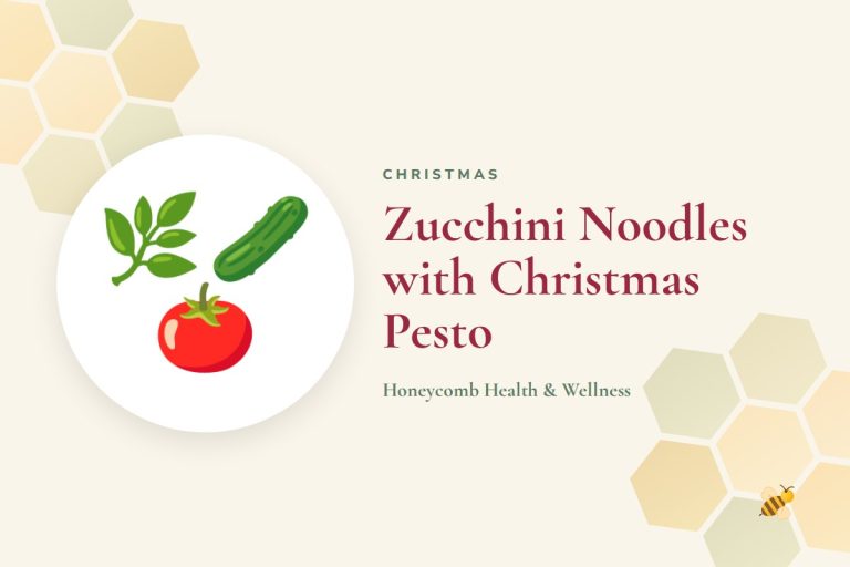 Zucchini Noodles with Christmas Pesto