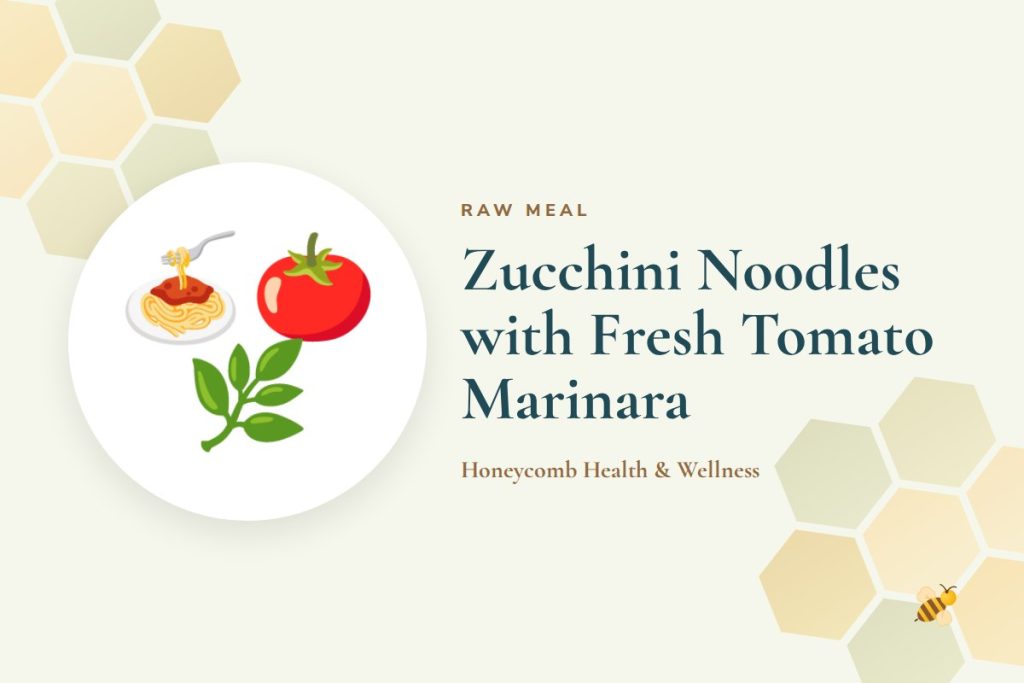Zucchini Noodles with Fresh Tomato Marinara